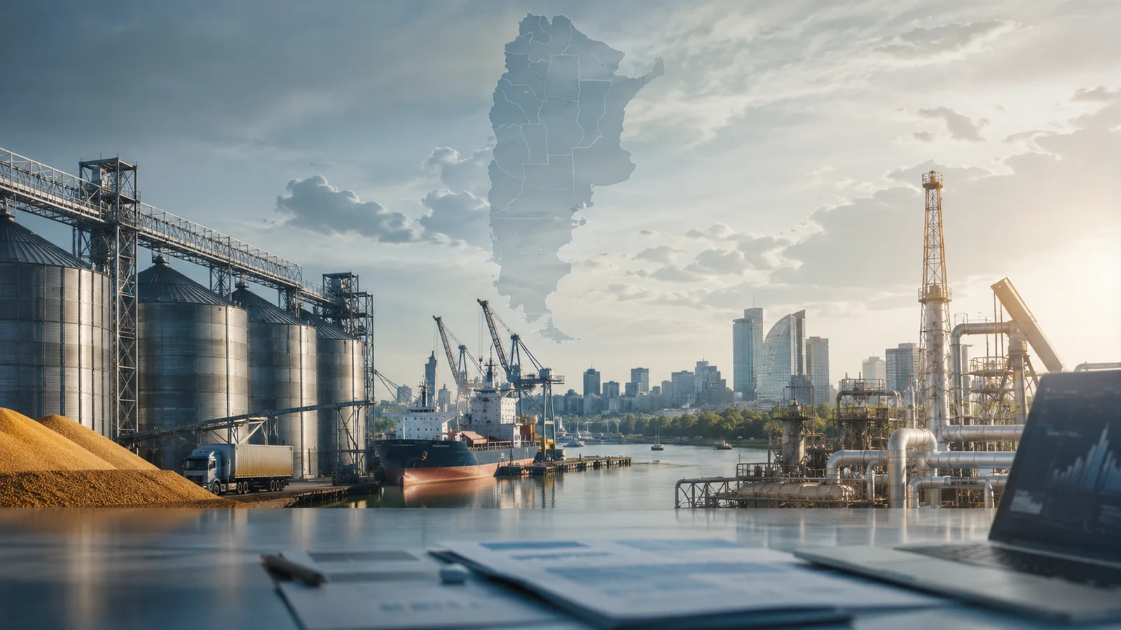 Marktanalyse Argentinien mit Industrie, Agrarlogistik, Energie und Hafenwirtschaft