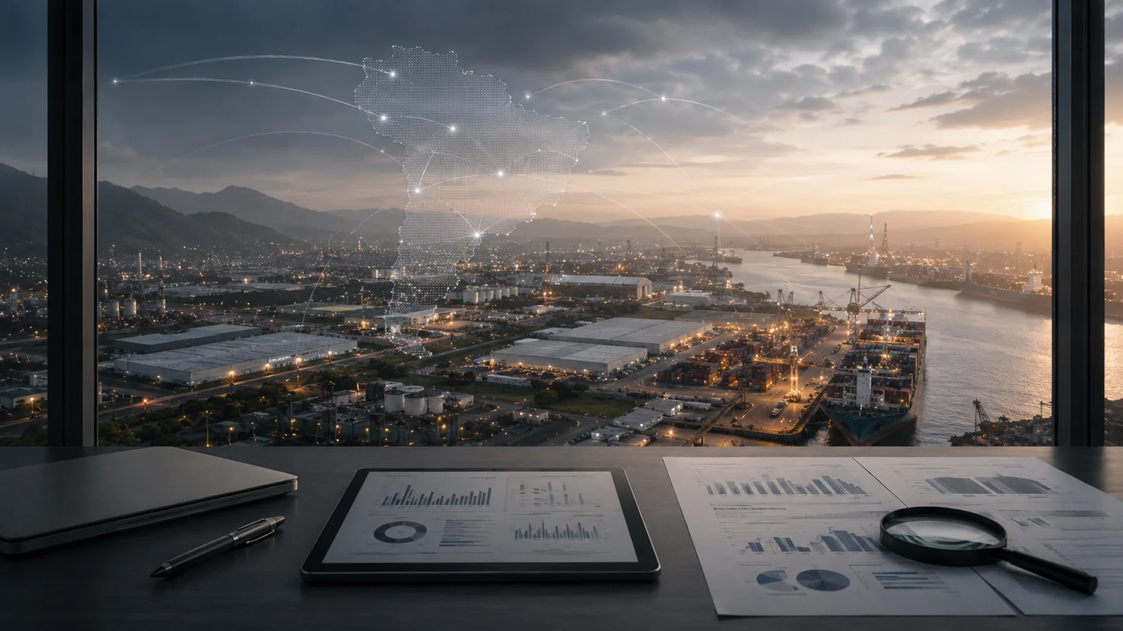 Wettbewerbsanalyse Südamerika mit Industrieunternehmen, Marktpositionen und regionalen Netzwerken