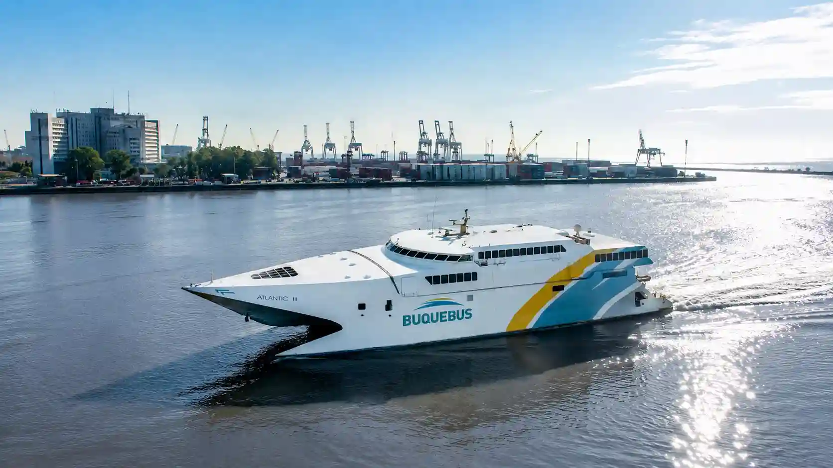 Buquebus company insight Uruguay electric ferry China Zorrilla Río de la Plata transport infrastructure