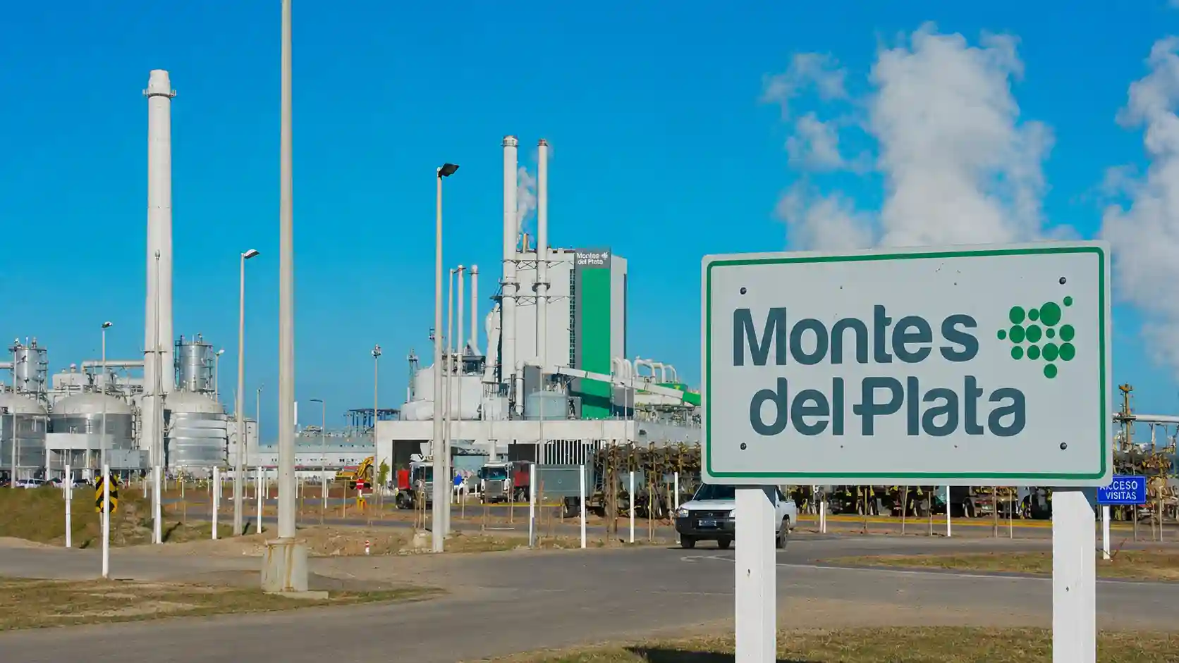 Montes del Plata company insight covering Uruguay pulp exports, forestry, Punta Pereira, port infrastructure and river logistics
