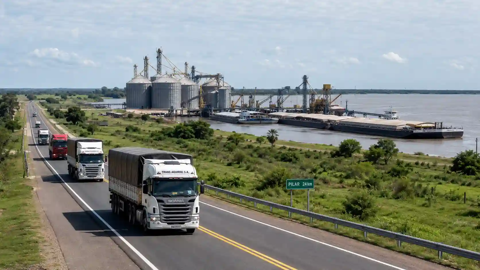 Paraguay Southwest Export Corridor linking Yabebyry and Pilar