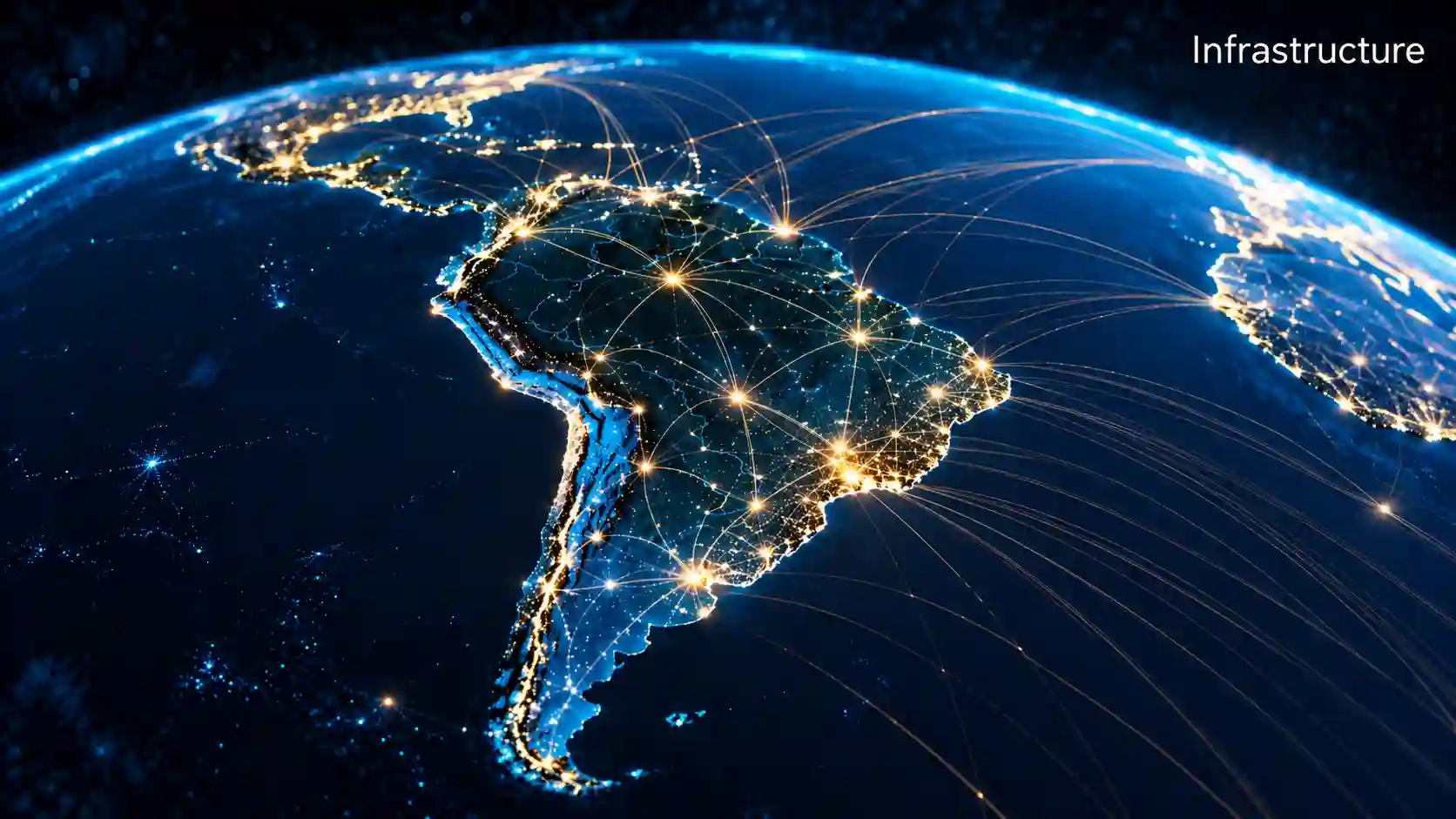 South American transport infrastructure across airports, ports, roads and railways
